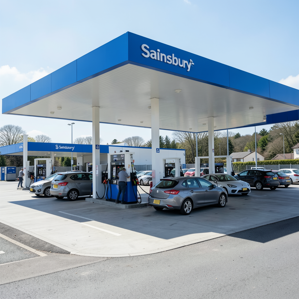 Sainsburys Cwmbran cheapest unleaded at 170.9p around Newport